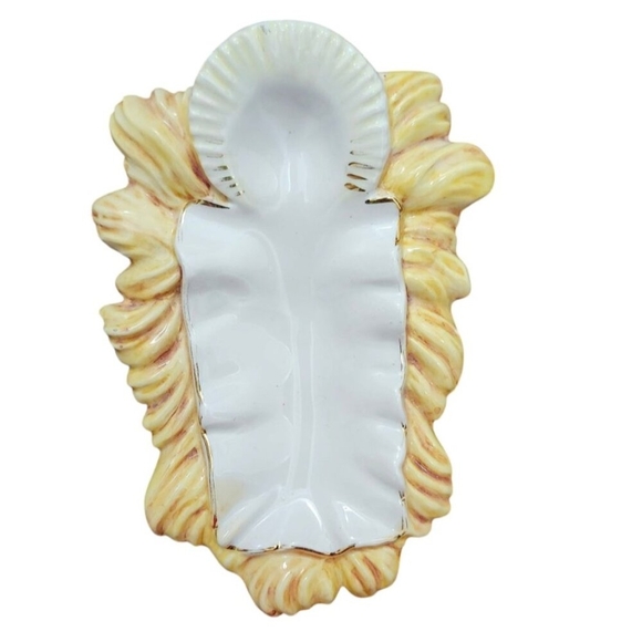 Italian Porcelain Hand Painted Child Jesus - Picture 4 of 10